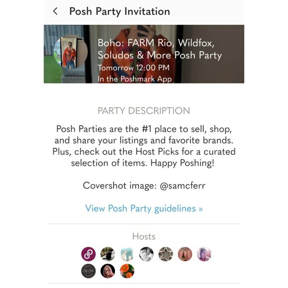 I'm Co-Hosting ๐BOHO Posh Party๐ Wednesday, January 31st at 9am PT | 12pm ET ! - Picture 2 of 3